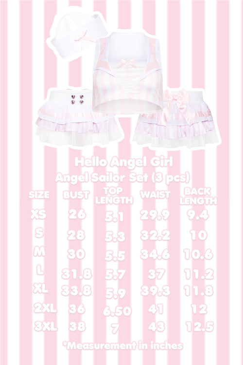 Angel Sailor Set (3 Pcs)