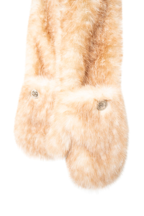 Rave Deer Hooded Scarf with Mittens