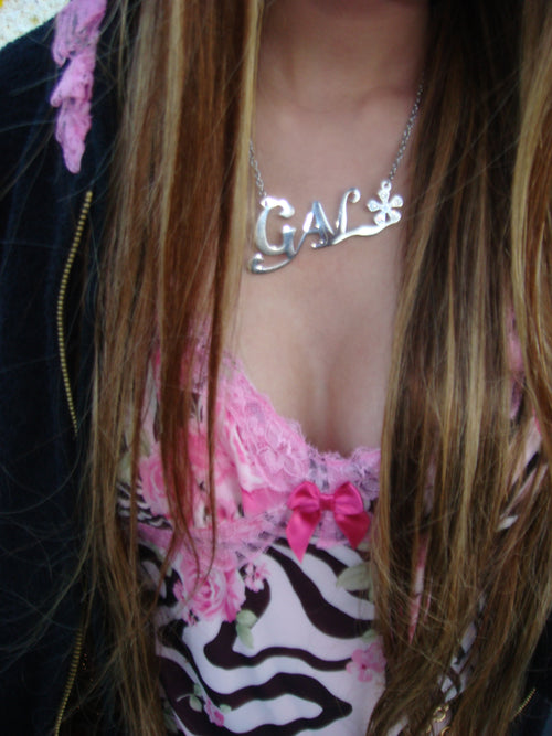 Gal* Silver Necklace
