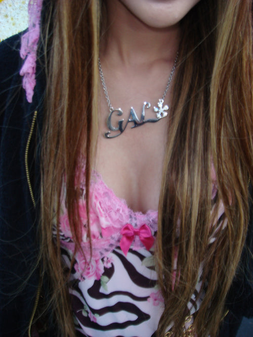 Gal* Silver Necklace