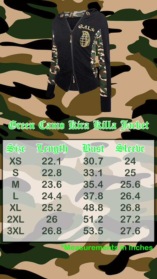 Green Camo Kira Killa Jacket