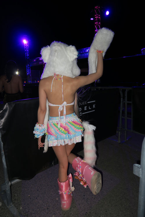 Kandi Dreams Bikini Cover Skirt and Bikini Bottoms