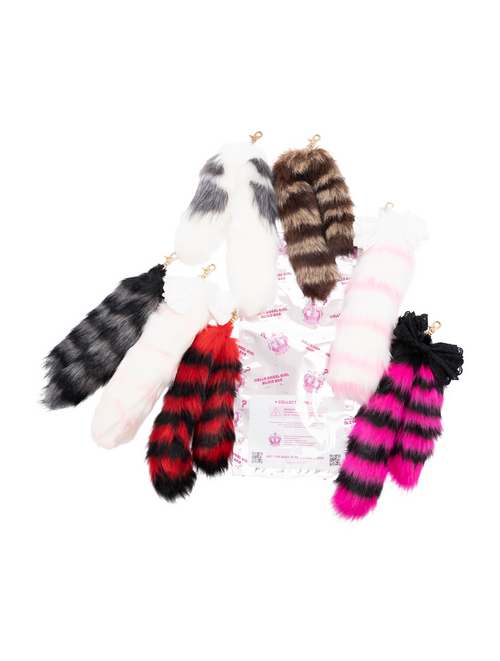 Blind Bag MewMew - Faux Fur Tail Keychain