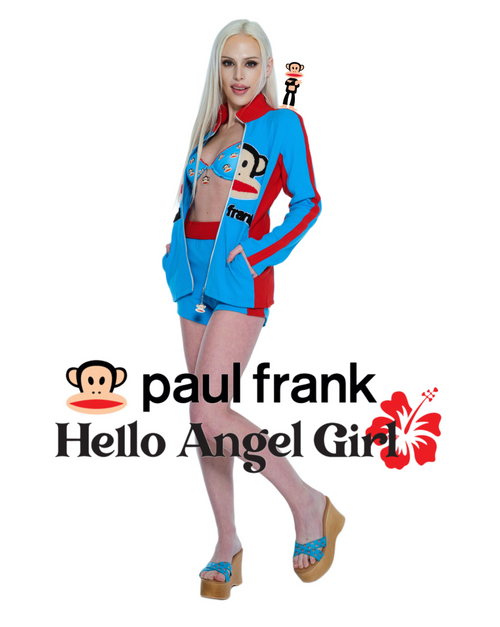 Paul Frank ❤ Hello Angel Girl Julius Track Shorts
