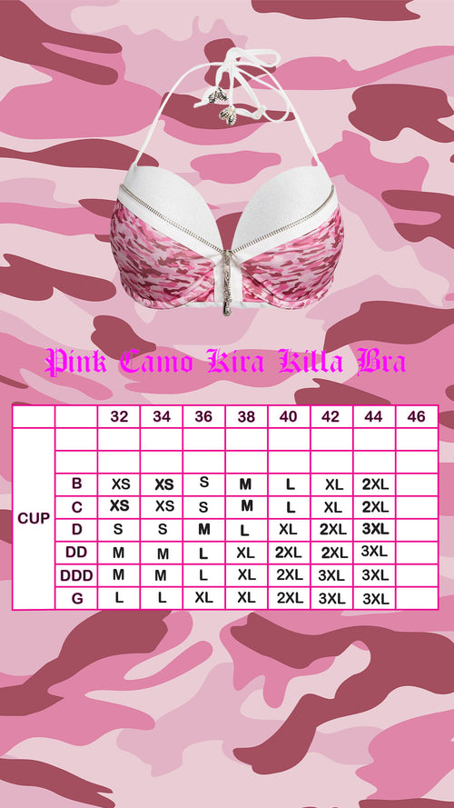 Pink Camo Kira Killa Bra
