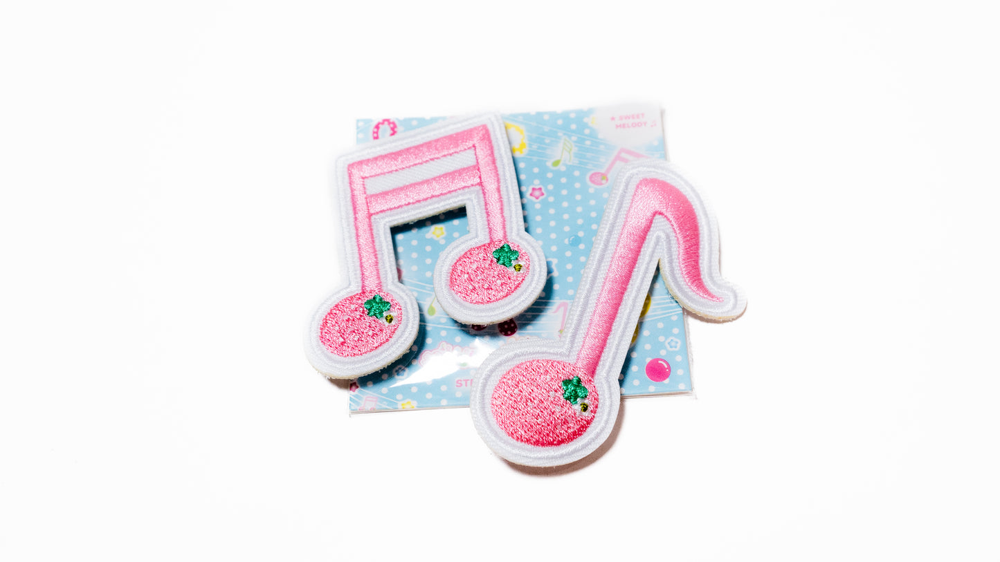 Strawberry Music Patches (Set of 2)