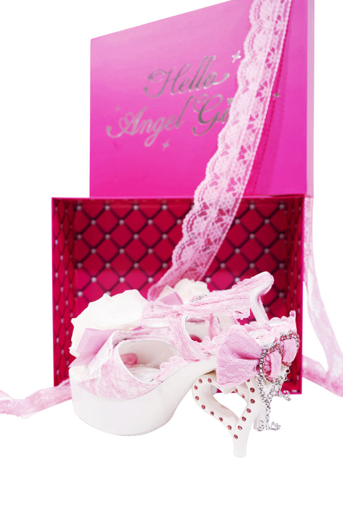 White Hime Heart Heels