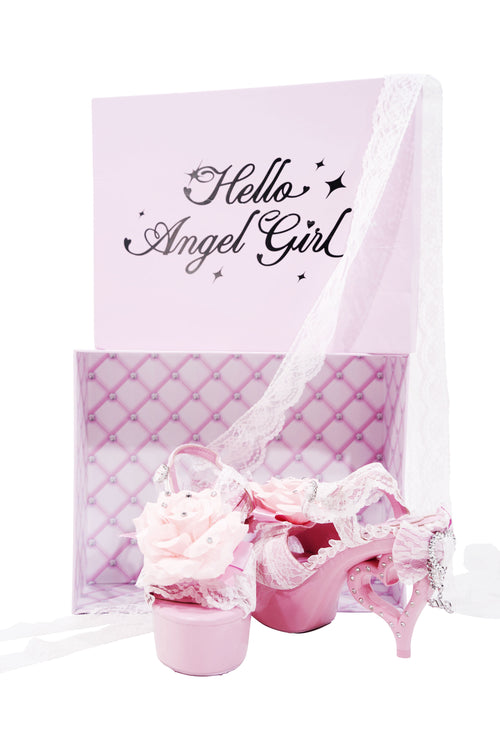 Pink Hime Heart Heels