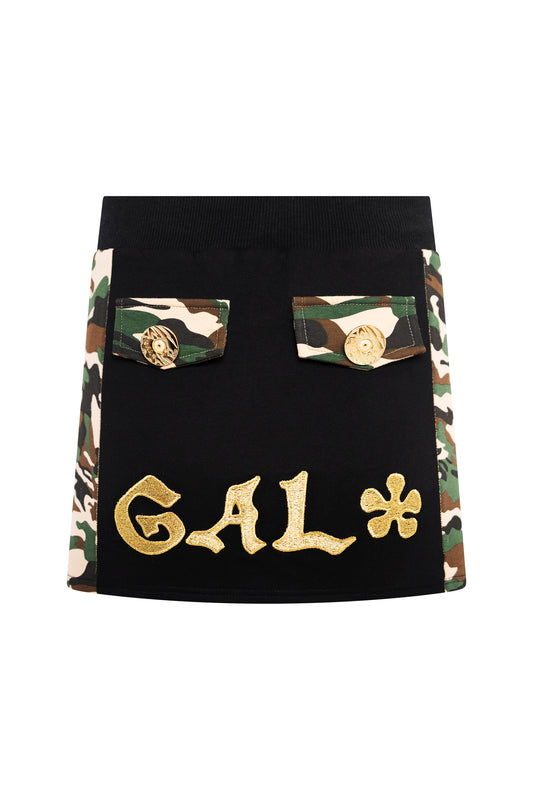 Green Camo Kira Killa Skirt - Preorder