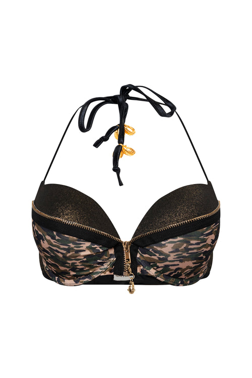 Green Camo Kira Killa Bra - Preorder