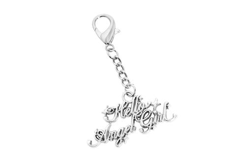 Hello Angel Girl Logo Keychain - Sweet