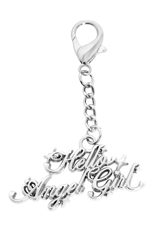 Hello Angel Girl Logo Keychain - Sweet