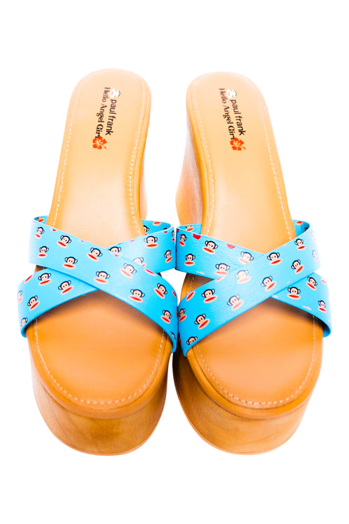 Paul Frank ❤ Hello Angel Girl Julius Bikini Set and Wedges Bundle