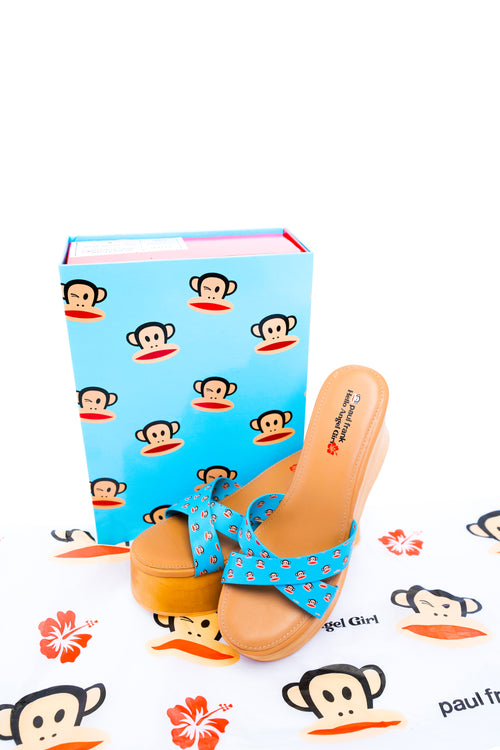 Paul Frank ❤ Hello Angel Girl Julius Bikini Set and Wedges Bundle