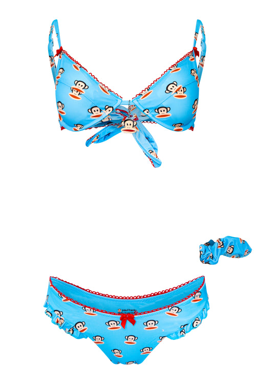 Paul Frank ❤ Hello Angel Girl Julius Bikini Set with Scrunchie