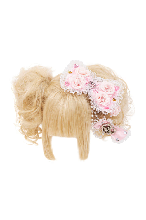 Enchanted Hime Heart Hair Bow