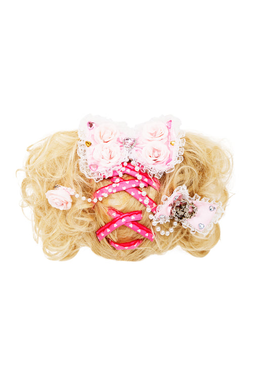 Enchanted Hime Heart Hair Bow