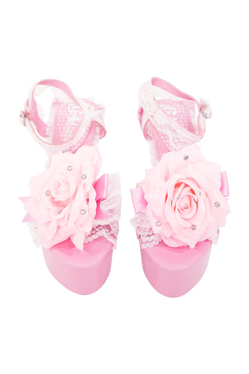 Pink Hime Heart Heels