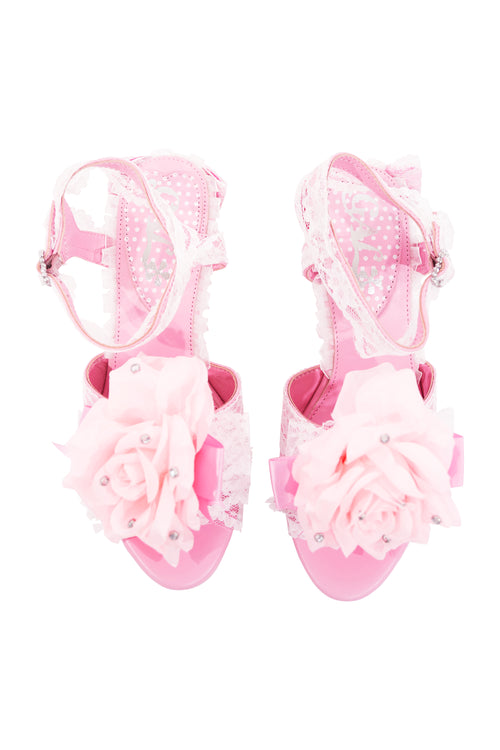 Pink Hime Heart Heels