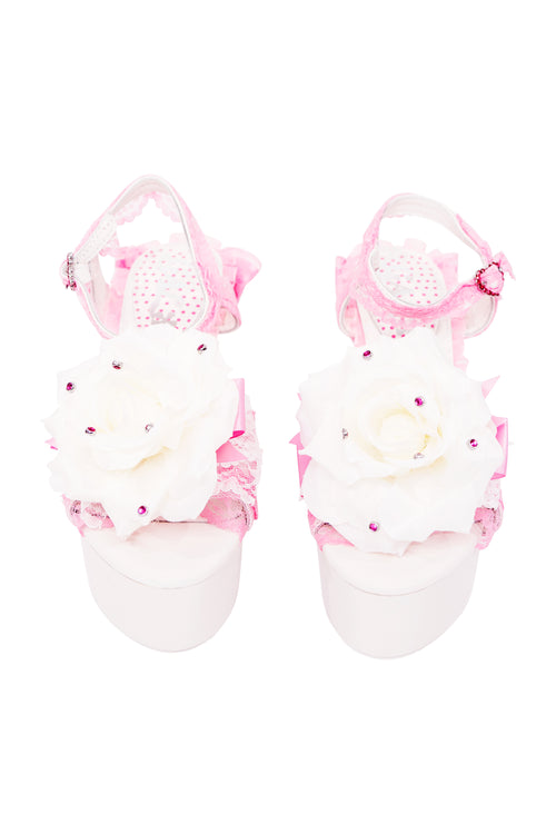 White Hime Heart Heels