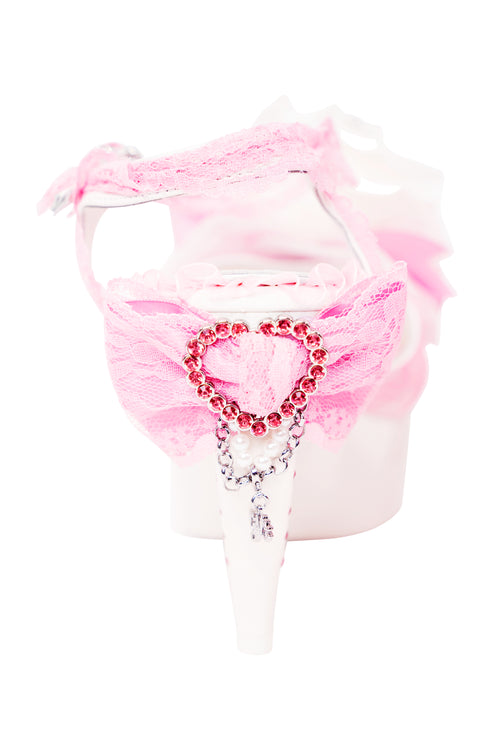 White Hime Heart Heels