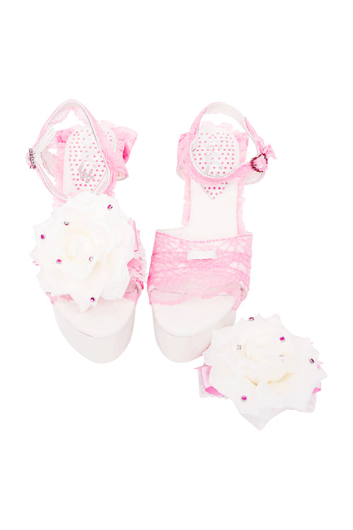 White Hime Heart Heels