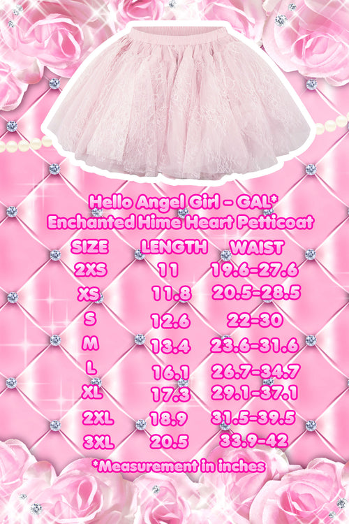 Enchanted Hime Heart Petticoat - Size SMALL