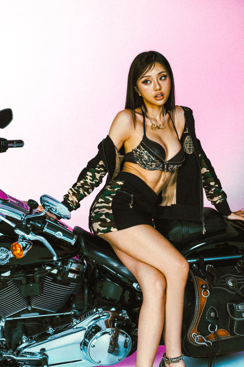 Green Camo Kira Killa Bra