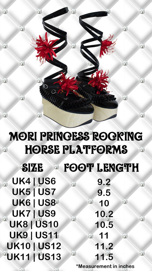 Mori Princess Rocking Horse Platform Shoes