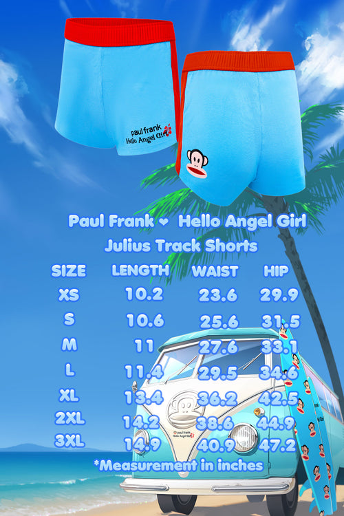 Paul Frank ❤ Hello Angel Girl Julius Track Shorts